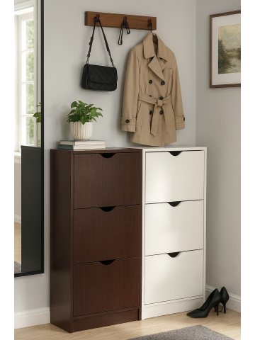 Կոշկաման ՝ 0101 սպիտակ և 9763 վենգե