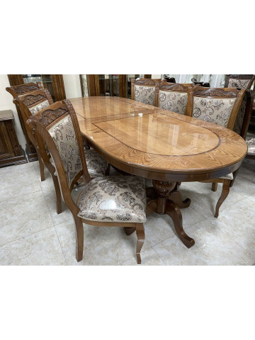  Table and  chairs Valensia  light brown